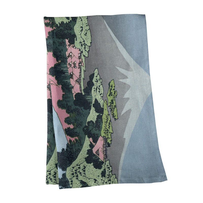 Hague Tea Towel Kitchen Towel, Poly Twill, Pink