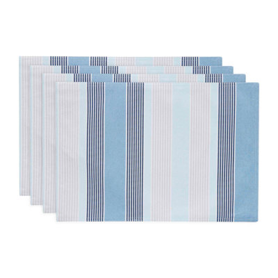 Izod Breakers Stripe 4-Pack Placemat Set