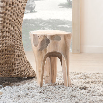 Solid Wood Accent Stool