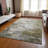 Rawa Washable Abstract Indoor / Outdoor Rug-1913423968