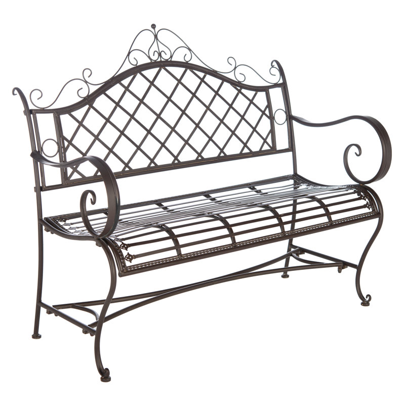 Abner Garden Bench, Brown