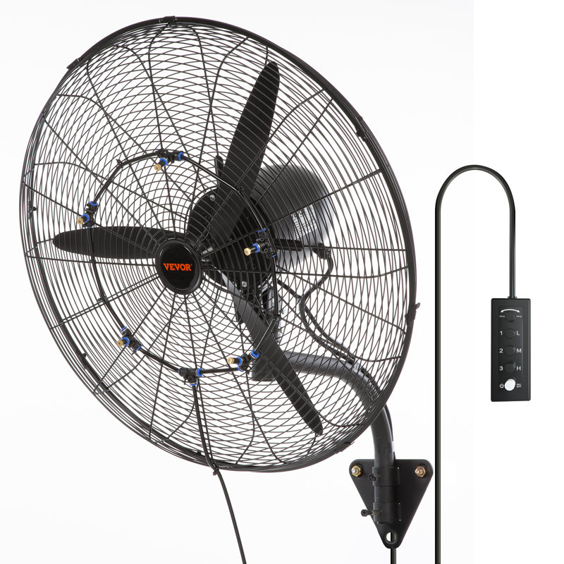 VEVOR 29.1'' Oscillating Wall Mounted Fan Fan
