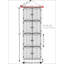 Armoire de rangement 4 niveaux à 4 niveaux-118613352