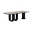 White Rectangular Stone Writing desk-613841450