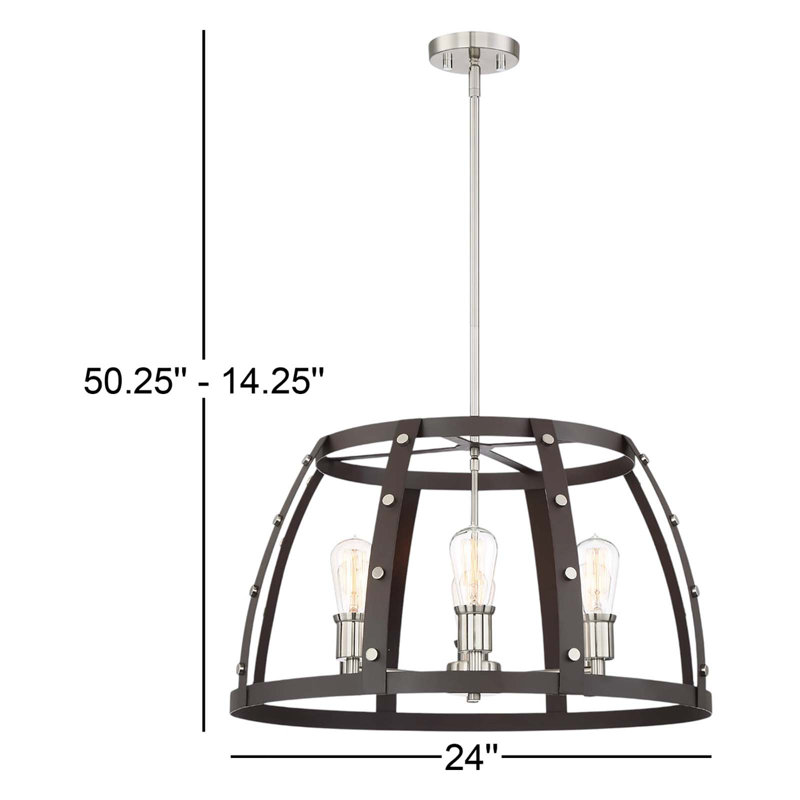 Newell 3 - Light Dimmable Geometric Chandelier
