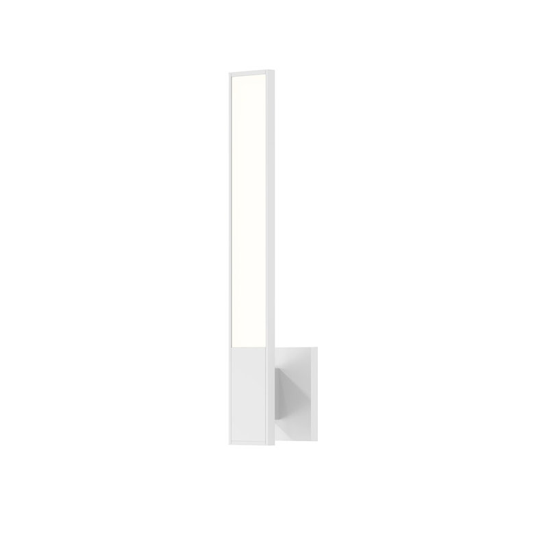 Planes Aluminum LED Wallchiere, Satin White