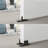 Matte Black Steel Single Door Barn Door Hardware Kit Standard Single-50828342