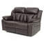 Causeuse inclinable Glory Furniture Daria, brun foncé