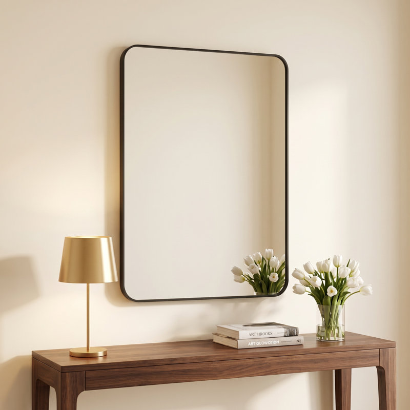 Miroir de salle de bain, 20''×28'', Noir