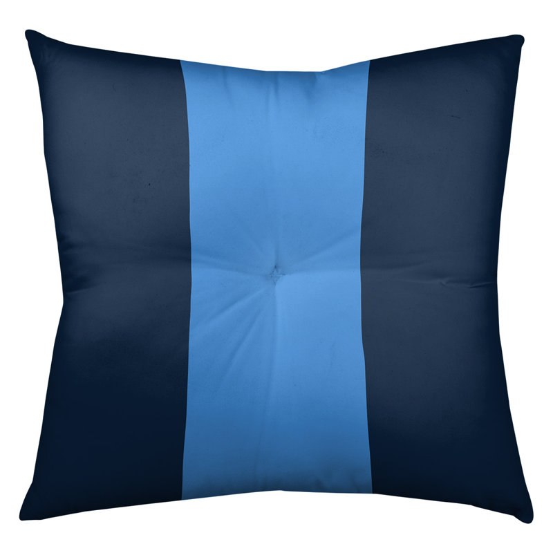  Coussin de sol touffeté, 26 po x 26 po, Bleu marine / bleu
