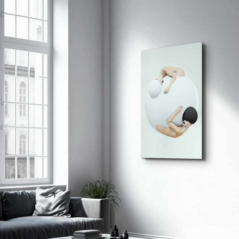 Elegant Tempered Glass Wall Art Painting, 18.1 x 28.3 inches | 100% Tempered Glass, Thickness: 0.16 inches | UV Printed for Vibrant Colors & Durability | Perfect for Home Decor & Modern Aesthetics