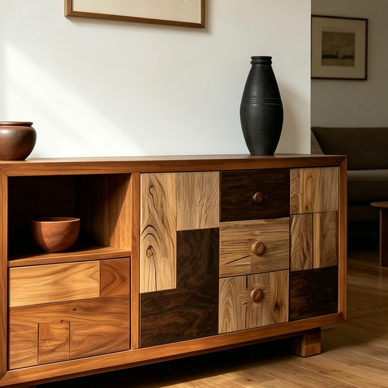 Buffet en bois massif de haute qualité