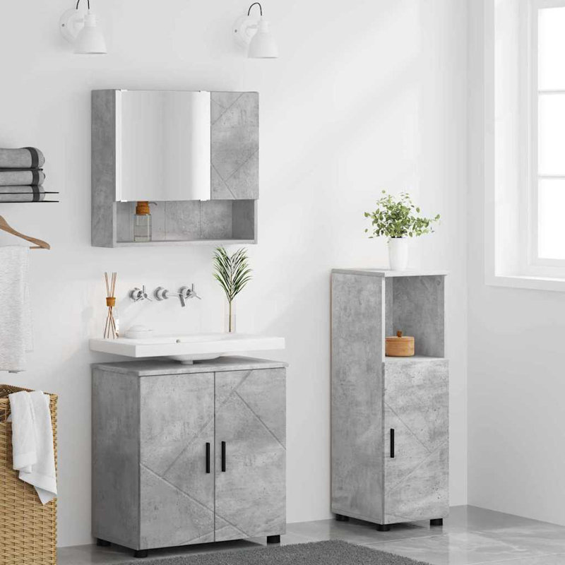 Bathroom Furniture Suite, Grey