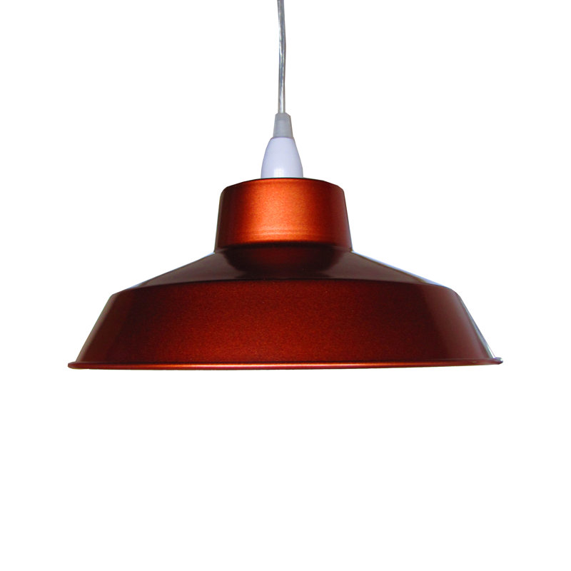 Pluto 15cm H Metal Bowl Pendant Shade ( Screw On ), Copper
