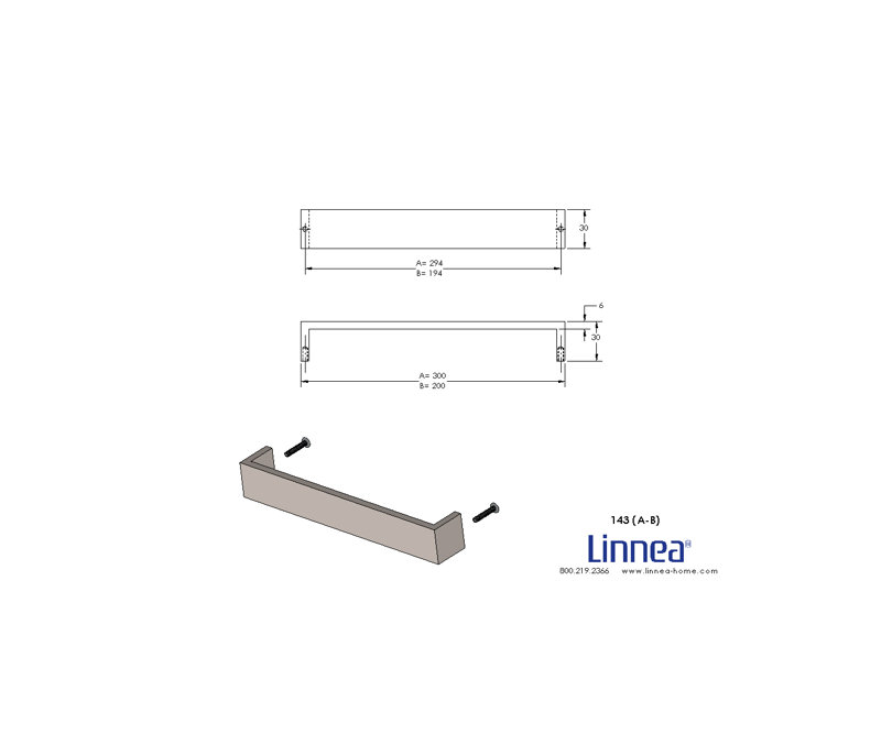 Cabinet 11 9/16" Center to Center Bar Pull, Polished Stainless Steel, 7.64