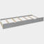 Grand lit en bois complet avec garde-robe, tablette de rangement et prise de courant, lit double superposé XL, gris-121070026
