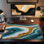 Polyester Desk Pad-424391595