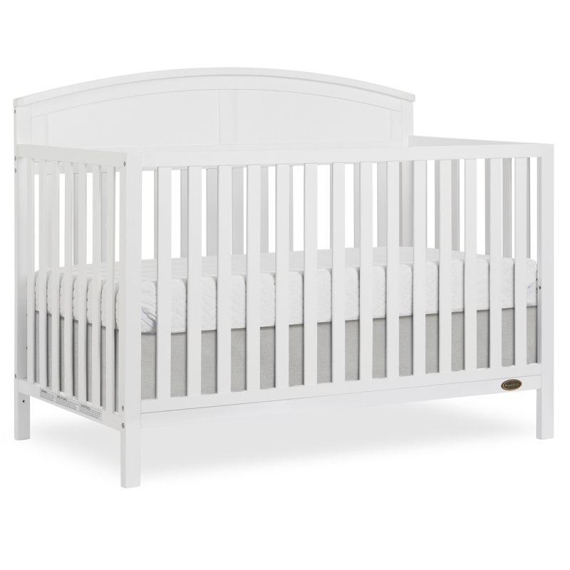 Lit de bébé convertible 5 en 1 Jpma & Greenguard Gold certifié Sherbrooke, Blanc