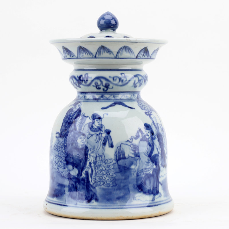 Handmade Porcelain China Ginger Jar