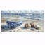 Plage, poterie en tons de bleu et blanc III - ensemble d'art mural de poterie de plage-1430084285