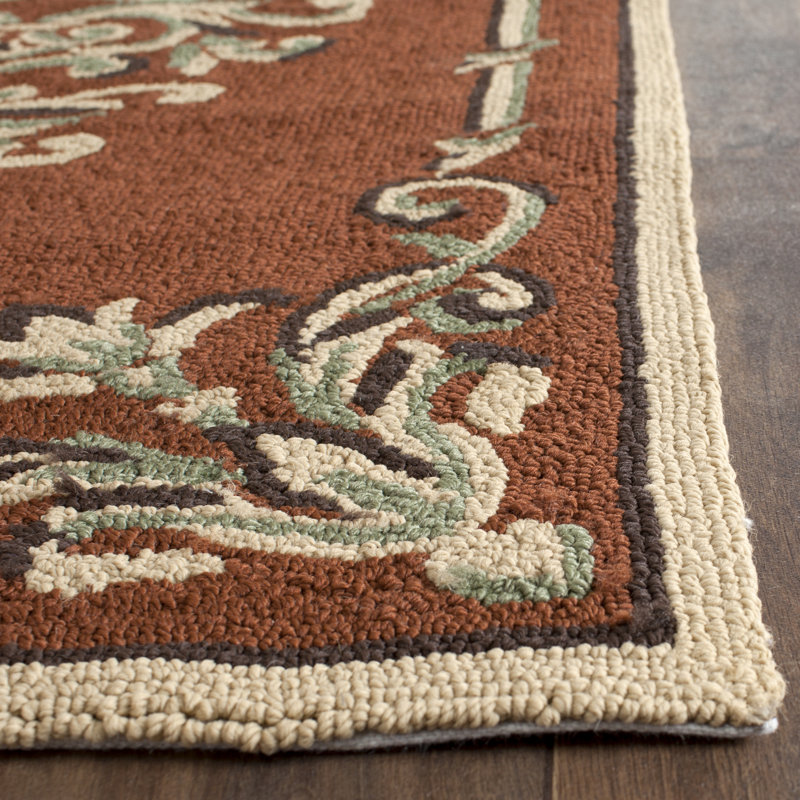 Rockingham Hand Hooked Performance Oriental Rug, Rectangle 8' x 10'