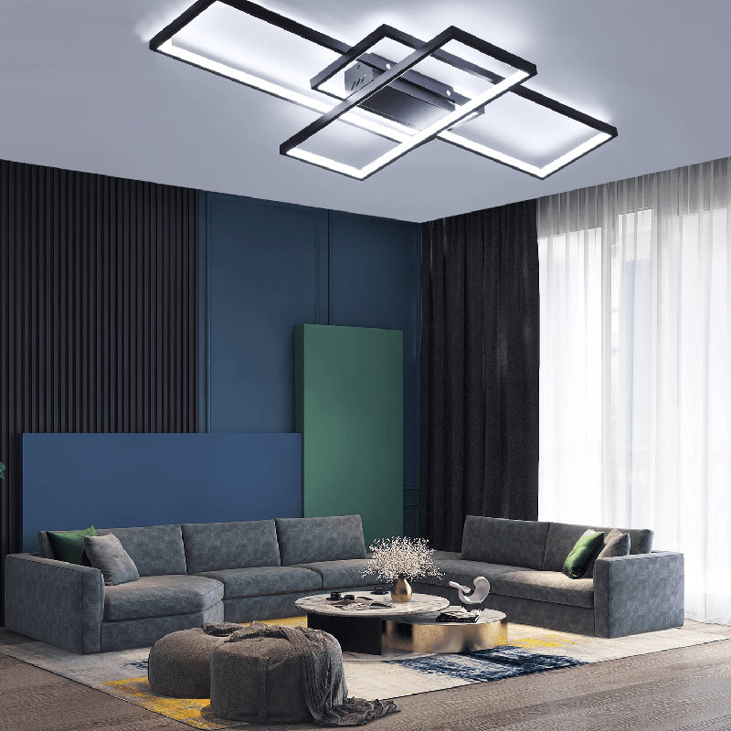 3-Light Semi Flush Mount