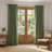  100% Blackout Plaid Curtains for Bedroom, Rod Pocket & Back Tab Brighton Windowpane Pattern Window Treatments for Living Room, 2 Panels-861987952-861987953