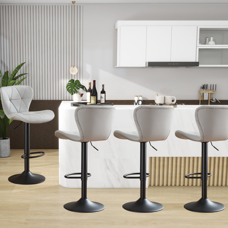 Swivel Adjustable Height Modern Bar& Counter Stool