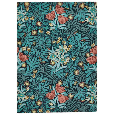 Wool Floral Area Rug