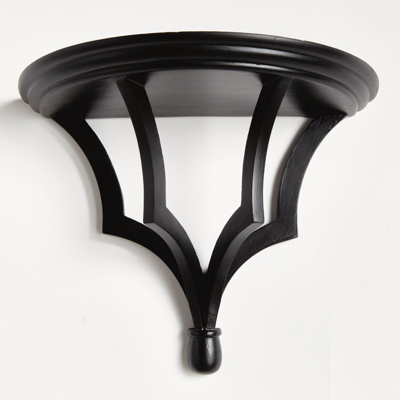 BENNETT WALL BRACKET SMALL, 10.75" H x 13.75" W x 7" D, Black