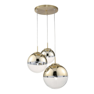 Saundra 3-Light Cluster Pendant