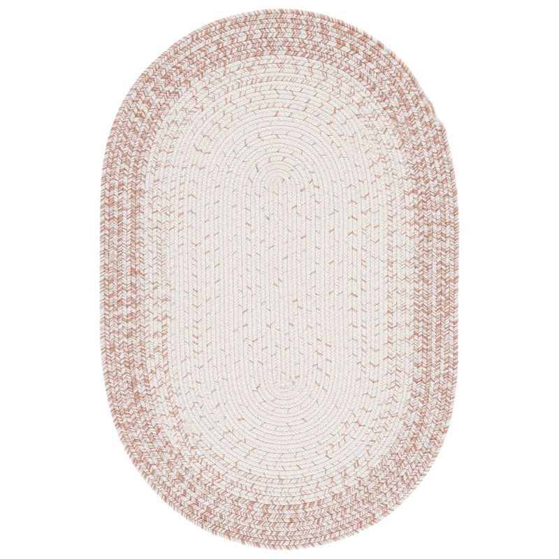Braided 283 Hand Woven Performance Machine Washable No Pattern Rug, Oval 5' x 8'