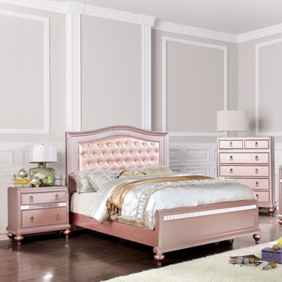 Annistyn Solid Wood Piece Bedroom Set