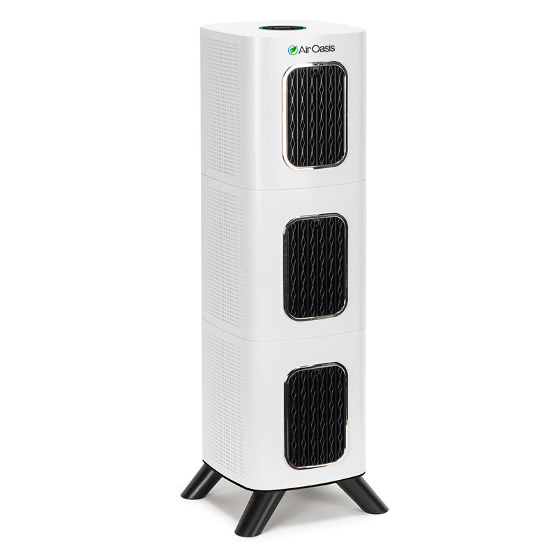 Large White HEPA Filter Air Purifier with Ionic Technology