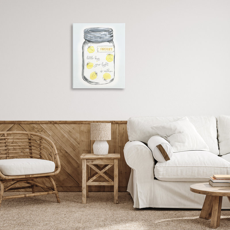 "Firefly Light Light", art mural sur toile par Connie Resch, H 30 po x l 24 po