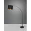 Ramseur 171Cm Black Arched Floor Lamp