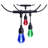 Starfish 24 Foot LED String Light 12-S14 Lamps IOT RGBTW Black 120V