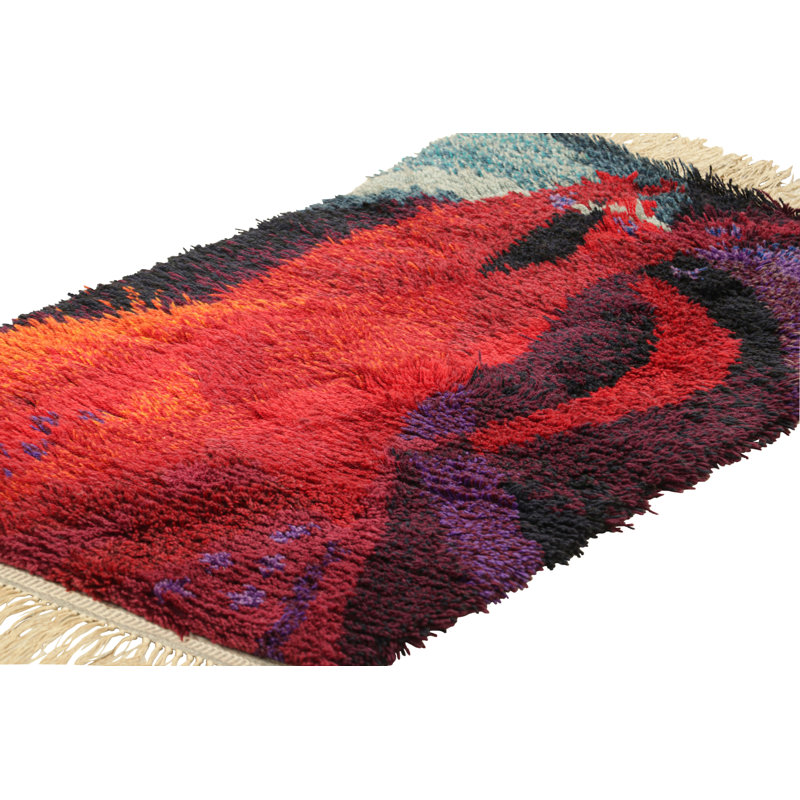 One-of-a-Kind 2’6x4’5 Hand Knotted Area Rug