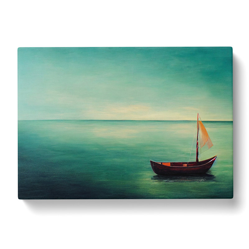Boat Sailing - Wrapped Canvas, 40cm H x 60cm W x 3cm D
