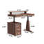 Bureau réglable en bois massif 55,12 po
