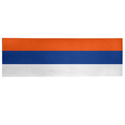 Tapis bleu royal rayures royal national hockey