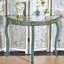 Console demi-cercle Teal