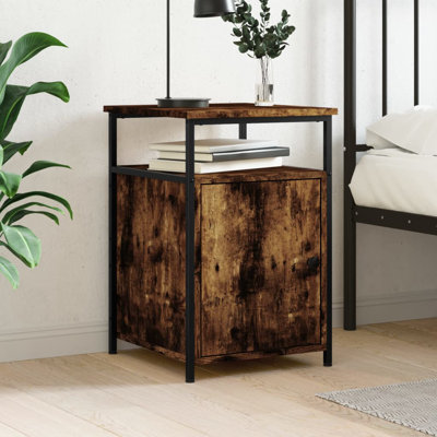Macbean 40cm W Iron Bedside Table