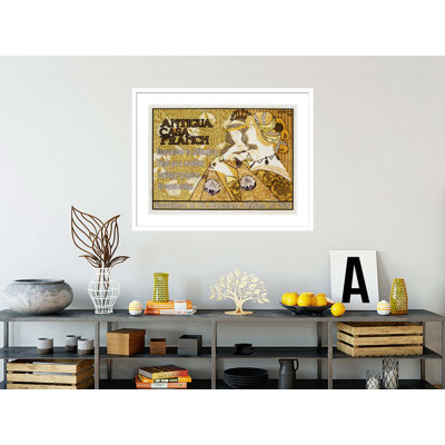 Affiche «Antigua Casa Franch» par Alejandro de Riquer, impression giclée sur cadre