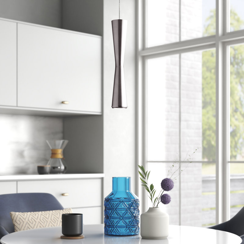 Wakeland 1 - Light LED Single Pendant, Chrome