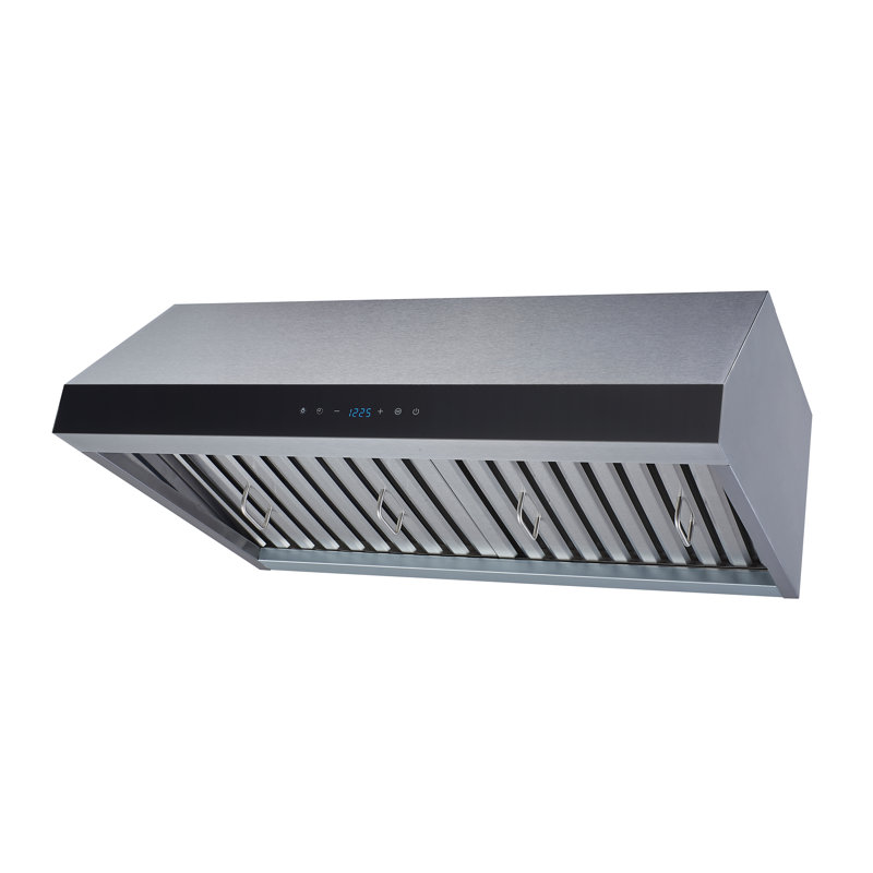 Hotte sous un meuble convertible 112 pouces en acier inoxydable 30 pouces 600 CFM