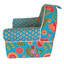 Fauteuil club en coton Royston, pour enfants