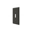 Deltana SWP4751U3 Switch Plate; Single Standard; Bright Brass Finish