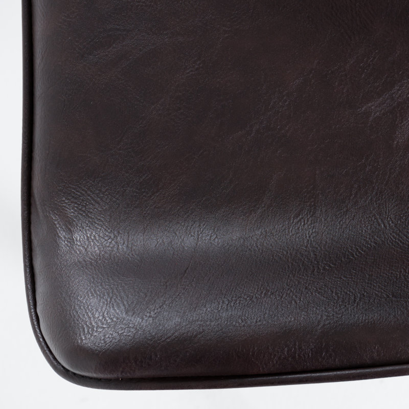 Moira Upholstered Side Chair in Dark Brown