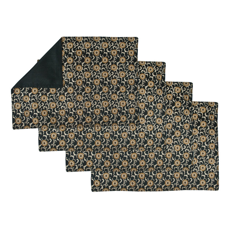 Polyester Floral Rectangle Placemat